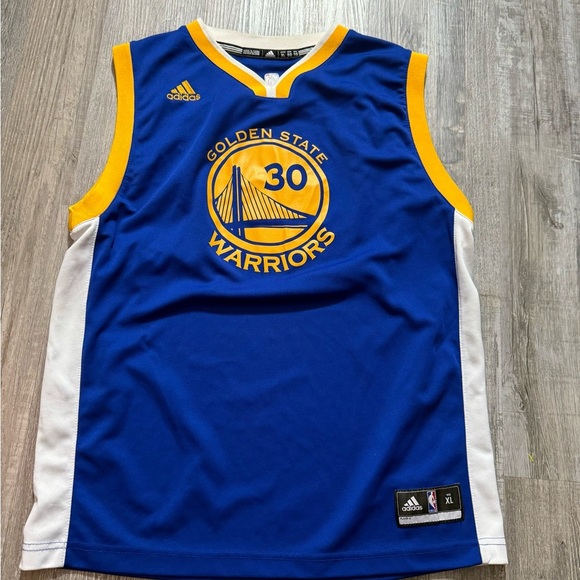 Stephen Curry Basketball Jersey Shirt Golden State Warriors ADIDAS Adult L - Picture 8 of 11
